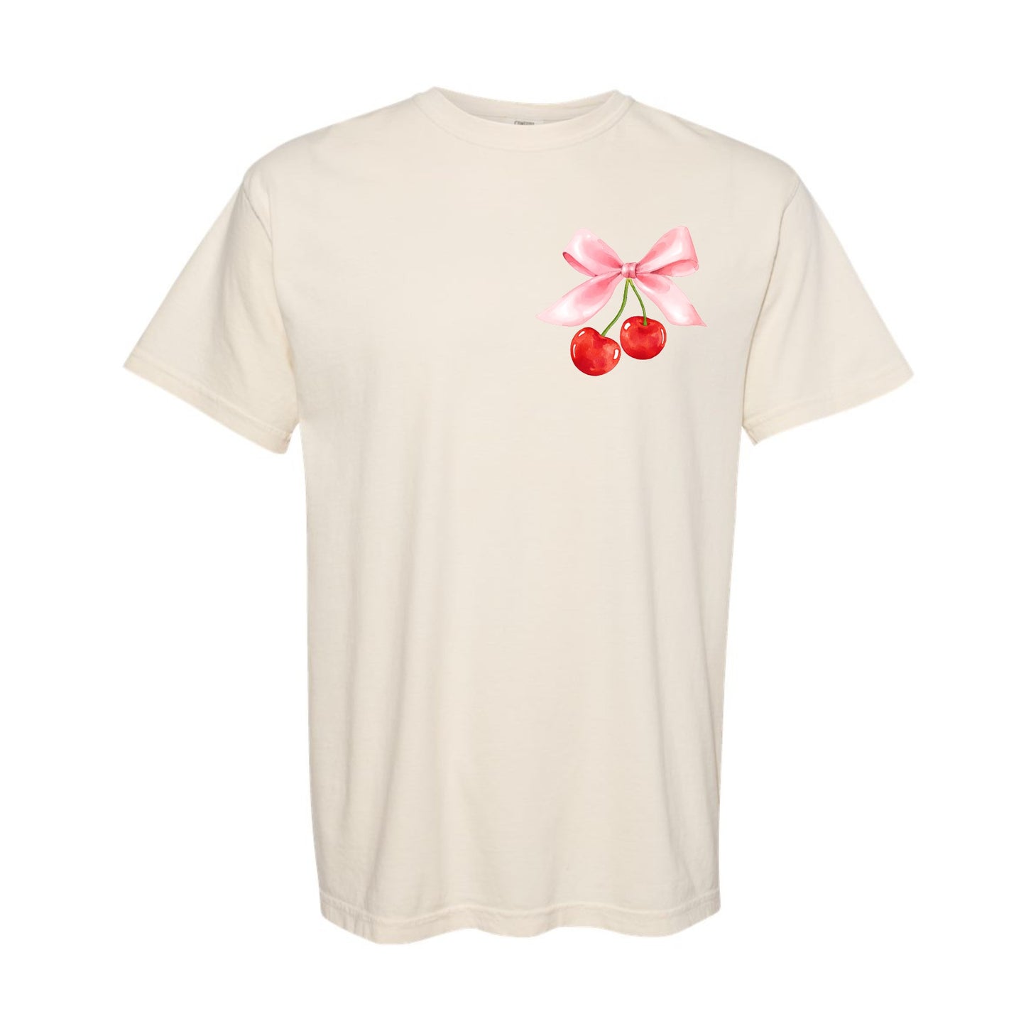 Cherry Bow Coquette Tee (Front & Back)