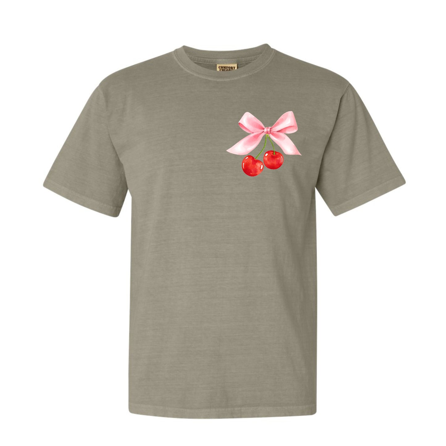 Cherry Bow Coquette Tee (Front & Back)