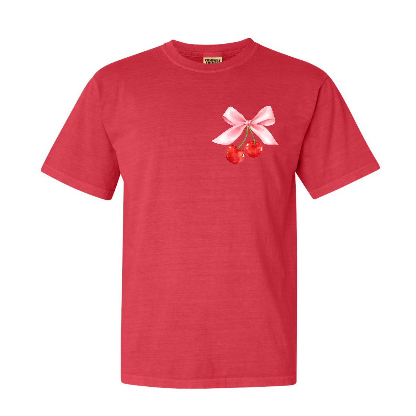 Cherry Bow Coquette Tee (Front & Back)