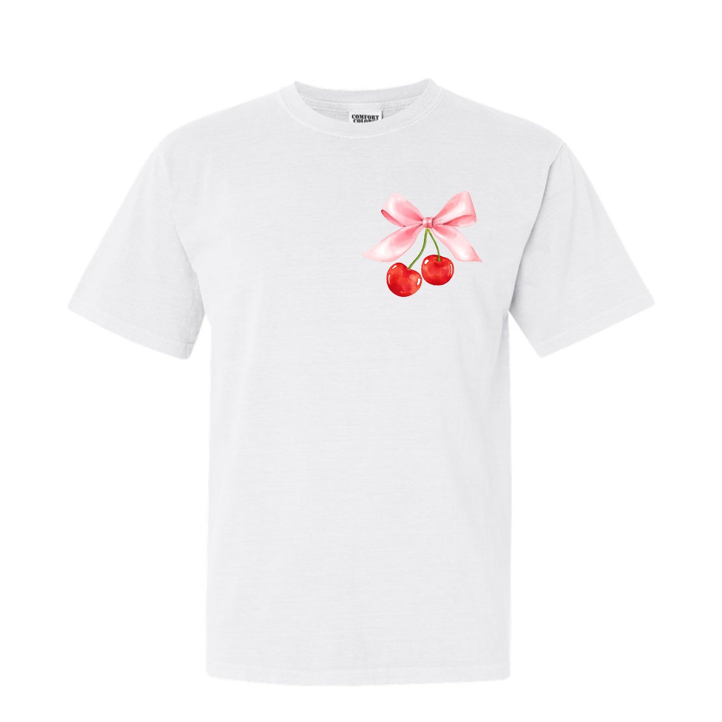 Cherry Bow Coquette Tee (Front & Back)