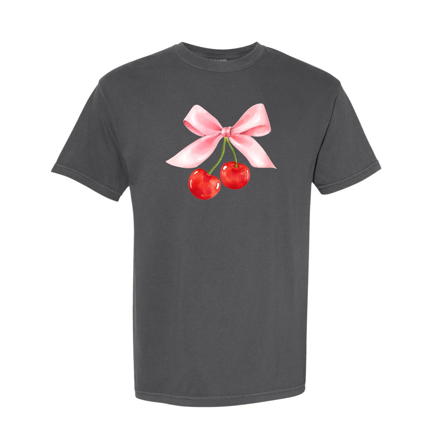 Cherry Bow Coquette Tee