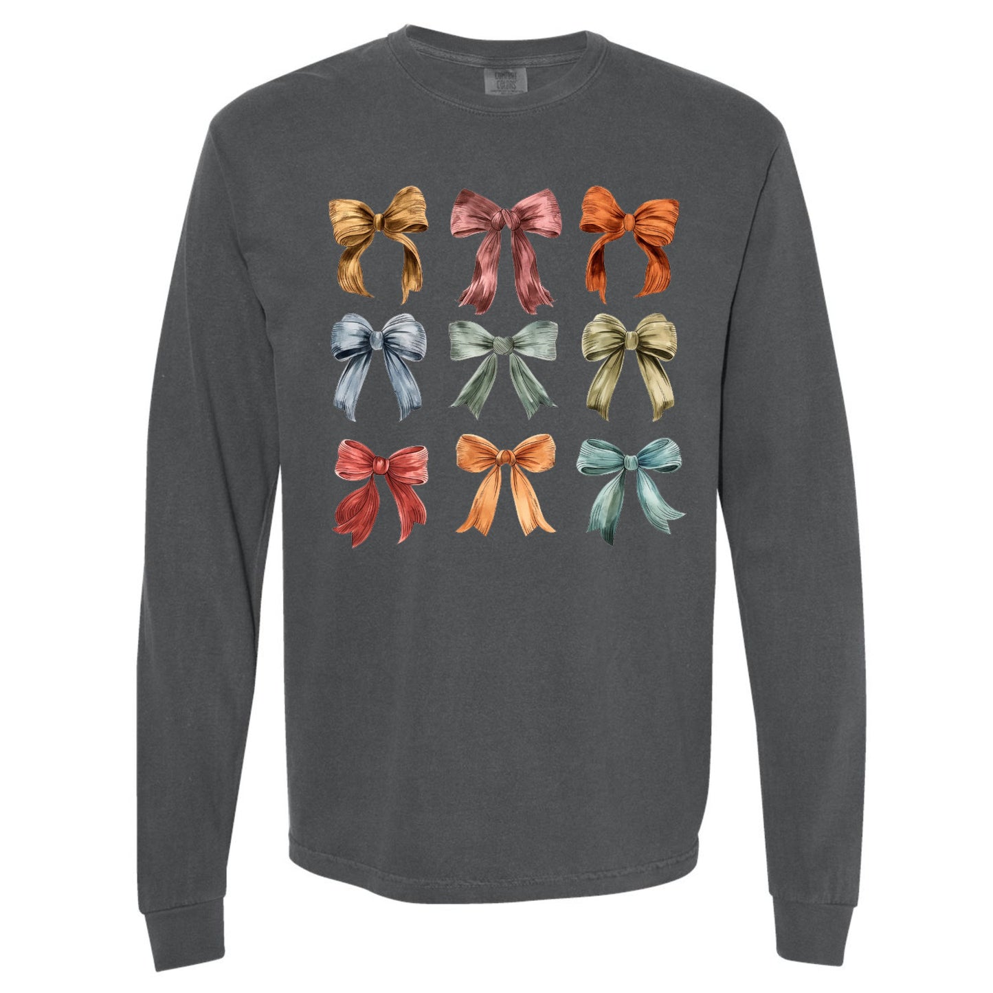 Fall Bows Long Sleeve Tee