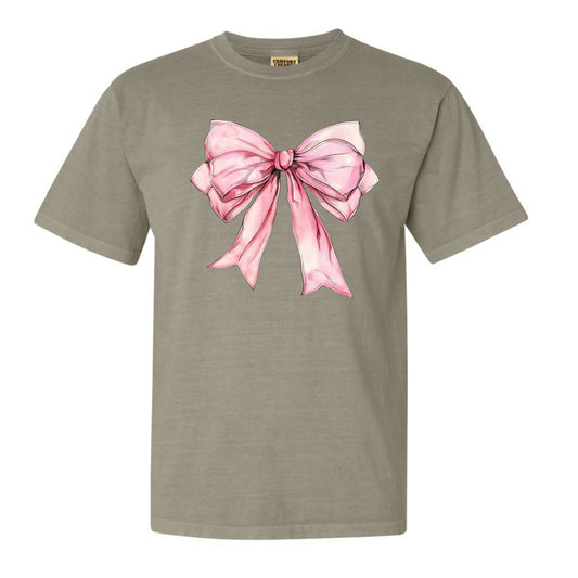 Pretty Pink Bow Tee