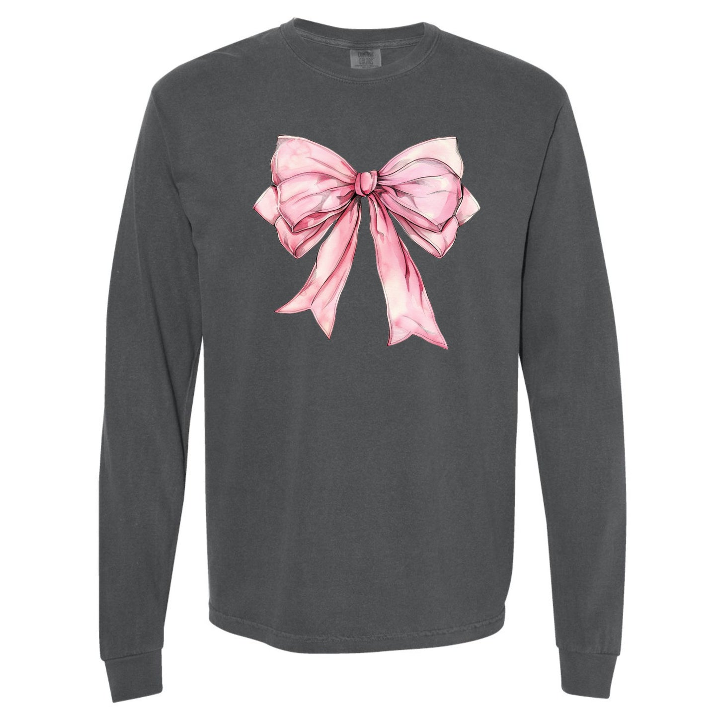 Pretty Pink Bow Long Sleeve Tee