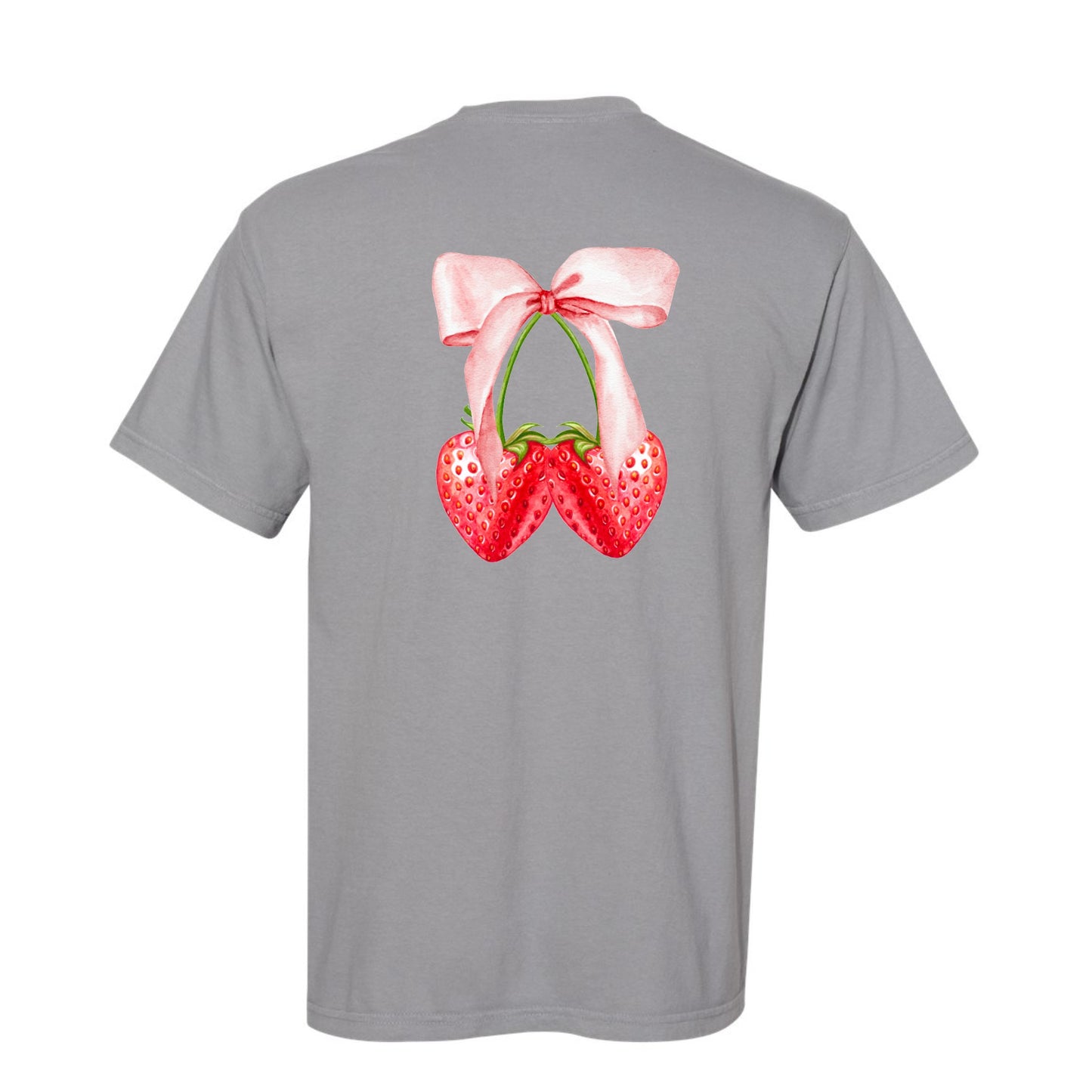 Strawberry Bow Coquette (Front & Back)