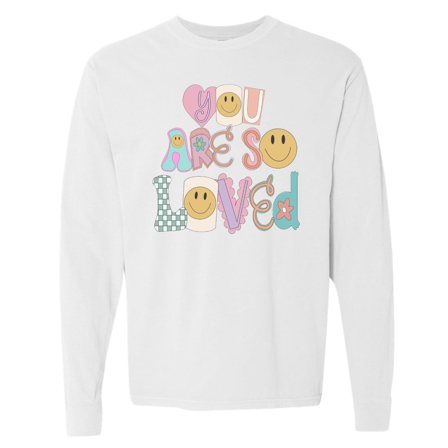 God Is Good Doodle Long Sleeve Tee